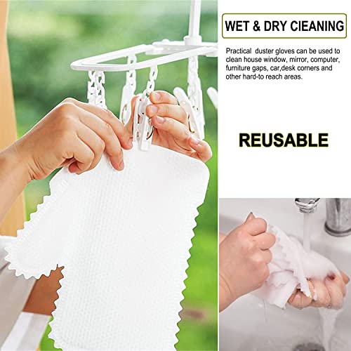 Home Disinfection Dust Removal Gloves Microfiber Dust Remove Glove Non-woven Fish Scale
