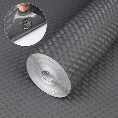 Self Adhesive Shelf Liner, 11.8" x 78.7" Contact Paper for Cabinets Drawers - color: Silver Gray, size: 11.8"W x 78.7"L