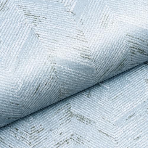 Livelynine 15.8x394 Blue Fabric Peel and Stick Wallpaper for Bathroom Waterproof Sticky Bedroom Wallpaper Accent Wall Covering Self Adhesive Linen Decorative Contact Paper for Cabinets Furniture Wrap - size: 15.8" x 394"