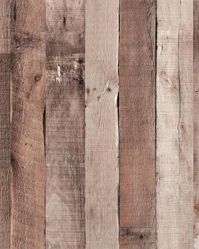 Yun-aeon Natural Wood-Cinnamon Contact Paper Peel and Stick Wallpaper - color: Natural Wood-cinnamon, size: 34.6" x 480"