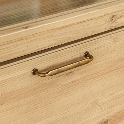 Goldenwarm 10 Pack 10 Inch Antique Brass Cabinet Pulls Retro Drawer Pulls - color: Antique Brass, size: 10 Inch Hole Center