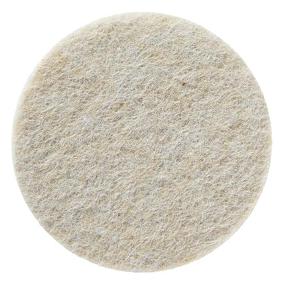 Scotch Felt Pads, 6 Pads, Circle, Beige, 2 in x 2 in - color: Beige