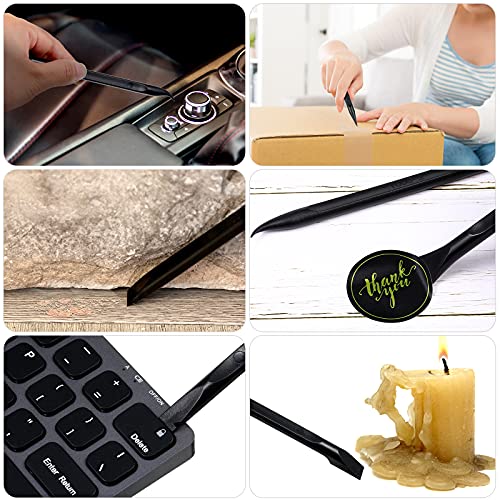 Honoson 9 Pcs Cleaning Scraper Tool Detailing Picks Non Scratch, Black - color: Black