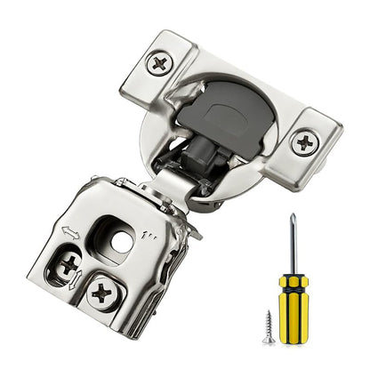 Ravinte 1 Inch Overlay Soft Close Hinge Kitchen Cabinet Hinges 50 Pack - size: 1 inch Overlay