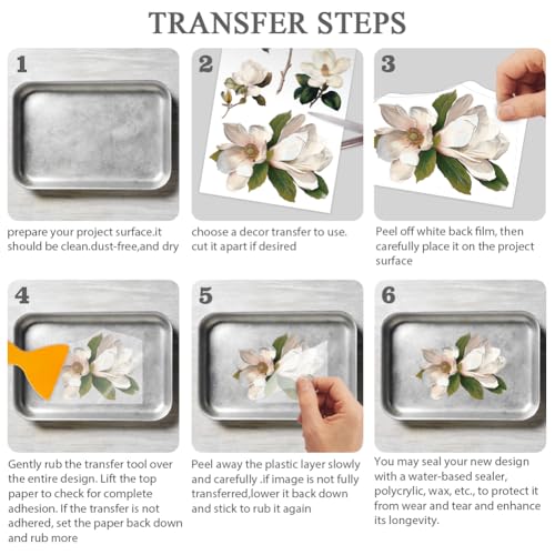 OLYCRAFT 3pcs/Set Insects Rub on Transfers for Furniture and Crafts 6x12 Inch Butterflies Furniture Decals Decor Fruits Furnitures Transfer Stickers for Wood Glass Decor Scrapbooking - style: Insect