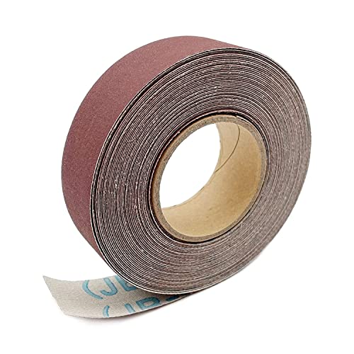 600 Grit Continuous Sandpaper Roll 1" x 26 Feet Emery Cloth Aluminium Oxide Abrasive Sandpaper Roll Drum Sander Sandpaper Rolls for Wood Furniture Finishing Metal Sanding Automotive Polishing - style: 600-grit