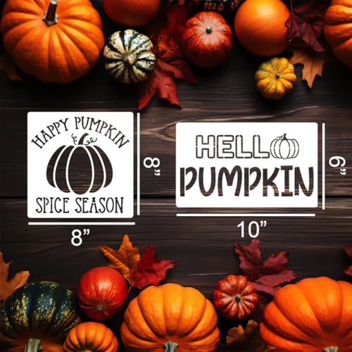Fall Stencils for Crafts Reusable Fall Stencils for Painting on Wood
