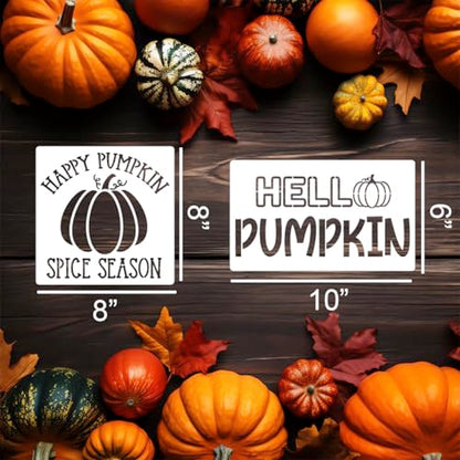 Fall Stencils for Crafts Reusable Fall Stencils for Painting on Wood
