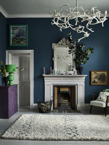 Annie Sloan Wall Paint (Aubusson Blue, 4 Fl Oz Tester) - color: Aubusson Blue, size: 4 Fl Oz (Pack of 1)