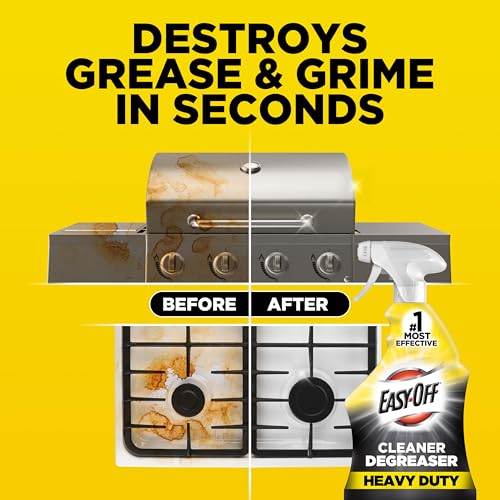 Easy-Off Heavy Duty Degreaser Spray, Kitchen Cleaner, 32oz - size: 32 Fl Oz (Pack of 1), style: 1 ct.
