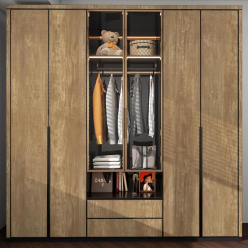 CAX Brown Wood Grain Contact Paper Peel and Stick Wallpaper Kitchen Counter - color: Brown, size: 17.3" x 118"