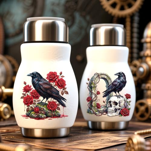 Peacoblue Crow Rub On Transfers for Craft, Transfer Sticker - style: Crow