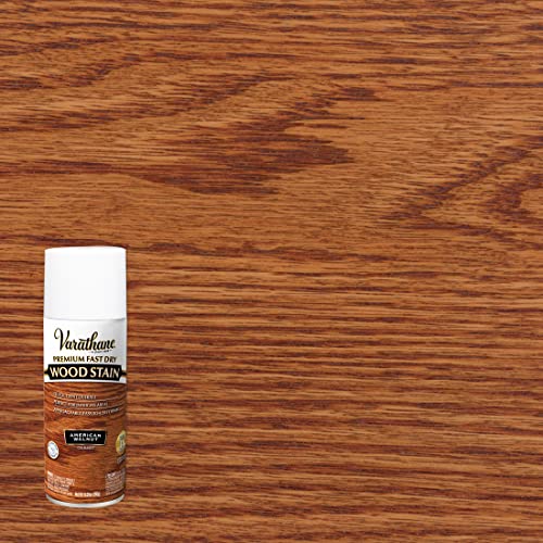 Varathane Premium Fast Dry American Walnut Wood Stain Spray - color: American Walnut, size: 10.25 Ounce (Pack of 6)