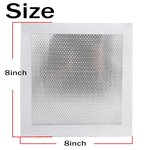 3 Pcs Wall Patch Repair Kit, Large Hole Sheet Rock Patch for Drywall, 8" x 8" Drywall Patch Self Adhesive Aluminum Wall Repair Patch Kit, Aluminum Metal Sheetrock Ceiling Dry Patch for Drywall Plaster