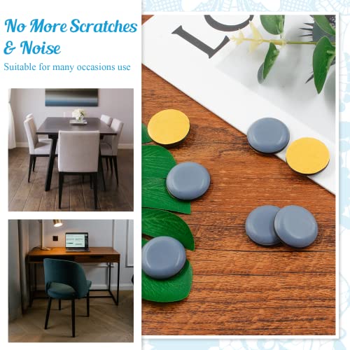24pcs 1" (25mm) Self-Adhesive Furniture Sliders - size: 1 inch (25mm)