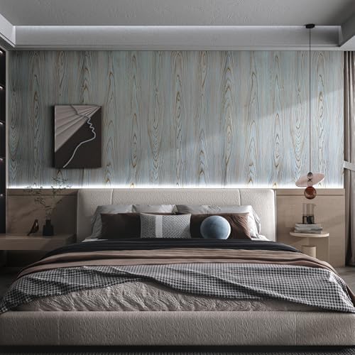 354"x31" Wide Thick Purple Wallpaper Peel & Stick Wood Grain Contact Paper - color: Purple, size: 31.5" x 354.3"
