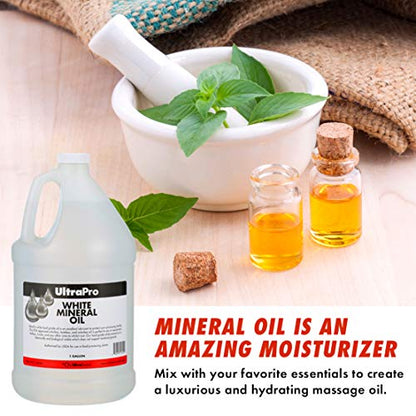 UltraPro Food Grade Mineral Oil, 1 Gallon, NSF Approved White Mineral Oil - size: 128 Fl Oz