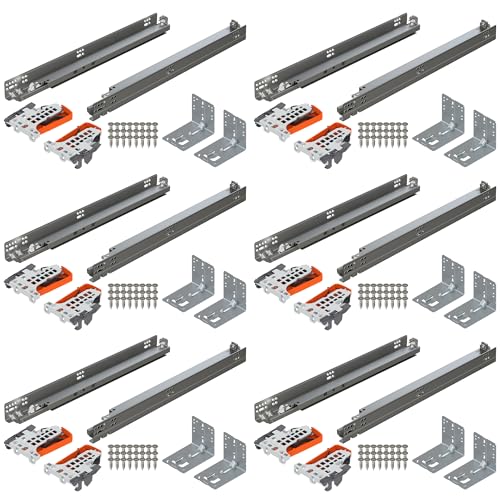 Blum Tandem Plus BLUMOTION 21" Undermount Drawer Slides Kit Full Extension - size: 6 Kits