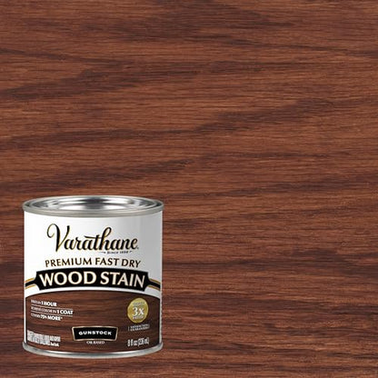 Varathane Premium Fast Dry Gunstock Wood Stain - color: Gunstock, size: 0.25 Quart (Pack of 1)