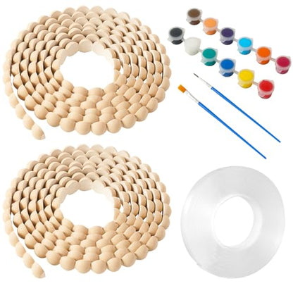 Flexible Molding Trim Peel and Stick-13ft/15mm Bead Mirror Frame Border - color: Wood