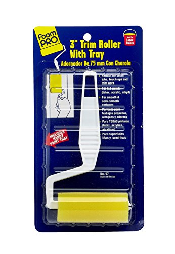 Foampro 97 Trim Roller and Tray Kit, for Use with All Paints