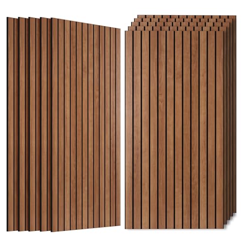 Acoustic Panels,10 Pack Sound Panels,47.2”x23.6”x0.35”,Cherry - color: Cherry, size: 10 PACK