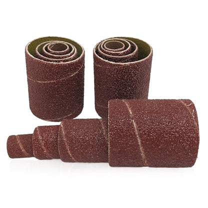 LINE10 Tools 12 Pack Spindle Sanding Sleeves, 2 Inch Long, 60, 80 and 120 Grit - size: 60-80-120 Grit, style: 12pc Sleeves Refill