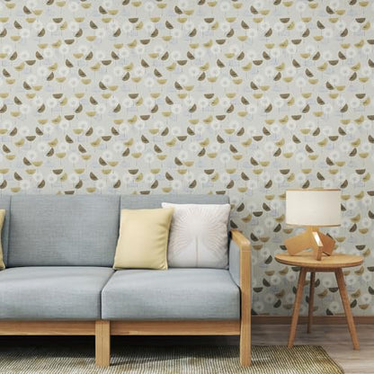 Kitico Modern Peel and Stick Wallpaper, Scandinavian Self Adhesive Removable Contact Paper for Bedroom, Bathroom, Kitchen and Furniture Renter Friendly Wall Paper 17" x 80" - color: Green, size: 17" x 80"