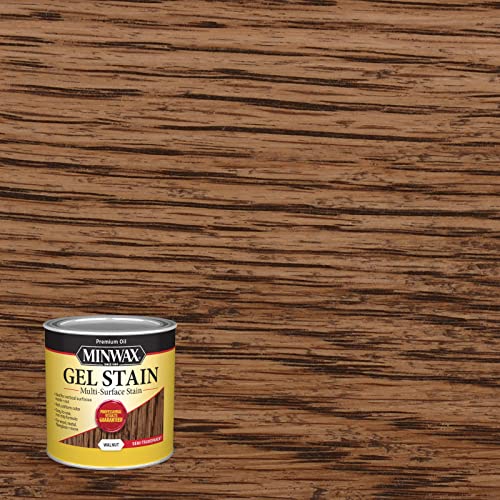 Minwax 260604444 Interior Wood Gel Stain, 1/2 pint, Walnut - color: Walnut, size: 1/2 Pint