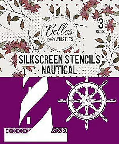 Dixie Belle Paint Company Silkscreen Stencil - Nautical 8� x 9� - 3 Pack - style: Nautical