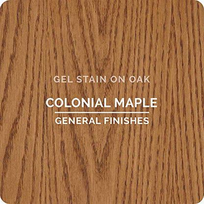 General Finishes Oil Base Gel Stain, 1 Gallon, Colonial Maple - color: Colonial Maple, size: 1 Gallon