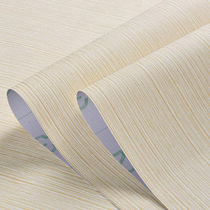 Haimin Grasscloth Wallpaper Textured 24in X 393in Fabric Contact Paper Textured Linen Wall Paper Peel and Stick Self-Adhesive Thick Vinyl Embossed Wallpaper (Yellow) - color: Yellow