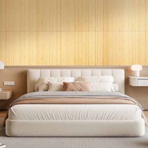 OUZUGIE 1 Pack 96x24 Inch Natural Bamboo Wall Panel - color: Carbonized, size: 24" x 96"