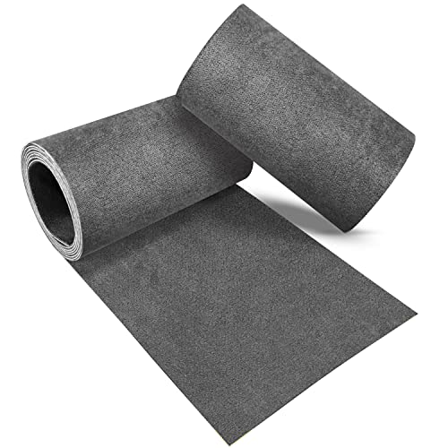 Azobur Velvet Rectangular Repair Patch, Self-Adhesive Flannel Fabric Patch, Multi Colors, Microfiber Patch，Can be Used to Patch Sofas, Car Seats, Handbags, Jacket Holes and Tears (Gray) - color: Gray, size: 4" x 30"-2 ROLLS