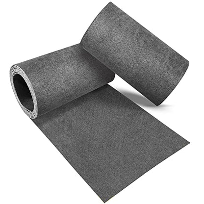 Azobur Velvet Rectangular Repair Patch, Self-Adhesive Flannel Fabric Patch, Multi Colors, Microfiber Patch，Can be Used to Patch Sofas, Car Seats, Handbags, Jacket Holes and Tears (Gray) - color: Gray, size: 4" x 30"-2 ROLLS