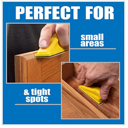 Sanding Mouse Mini Finger Sander For Crafts With 50 Pre Assorted Grits