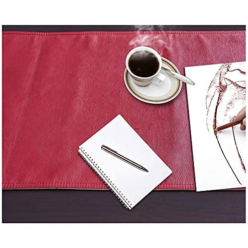 TORRAMI Soft Faux Leather Fabric, 0.64 Yard 54 x 23 in, Coffee PU Leather - color: Burgundy, size: 0.64 Yard (54 x 23 inch)