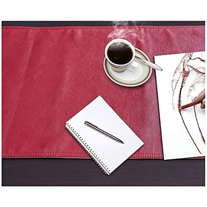 TORRAMI Soft Faux Leather Fabric, 0.64 Yard 54 x 23 in, Coffee PU Leather - color: Burgundy, size: 0.64 Yard (54 x 23 inch)