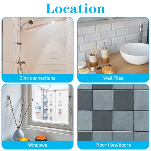 4PCS Multi Size Flexible Silicone Caulking Spatula Set