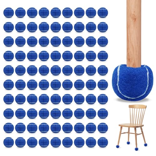 Precut Tennis Balls for Walker and Furniture Legs,90 Pack - color: Dark Blue, size: 90 Pack