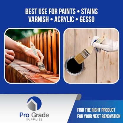 Pro Grade - Chip Paint Brushes - 96 Ea 1.5 Inch Chip Paint Brush