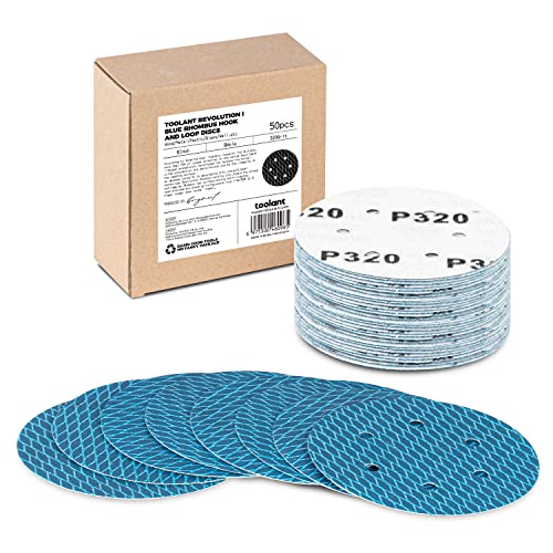 toolant Diamond Shape 6 Inch 320 Grit Sanding Discs, 50Pack - style: (6 inch)320 grit