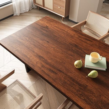 VEELIKE Auburn Cherry Wood Contact Paper Peel and Stick Wood Wallpaper for Kitchen Cabinets Furniture 15.7''x354'' Self Adhesive Waterproof Vinyl Wrap Wood Grain Contact Paper for Countertop Table Top - size: 15.7" x 354"