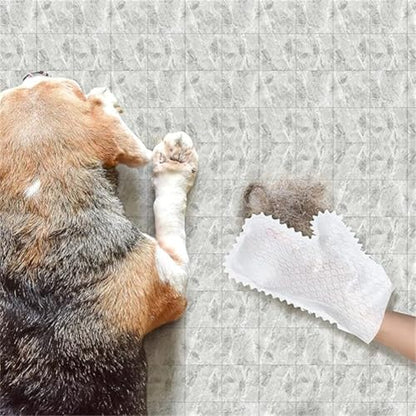 20 Pcs Home Dust Removal Gloves, Non Woven Gloves, Dry And Wet Dual-Purpose Cloth, Household Dishwashing And Dust Removal Cloth,Microfiber Fish Scale Cleaning Duster Glove, Disposable Cloth Gloves