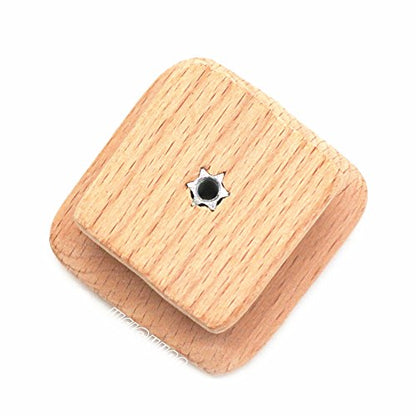 WEICHUAN 10-Pack Solid Wood Knobs for Cabinet Dresser Furniture Drawer