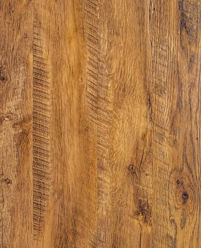 Erfoni Brown Wood Grain Contact Paper Wood Look Wallpaper 17.7"x 78.7" - color: Brown, size: 17.7" x 78.7"