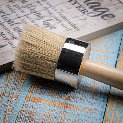 Mr. Pen Chalk & Wax Paint Brush, 2 Inch Round - size: 2 inch