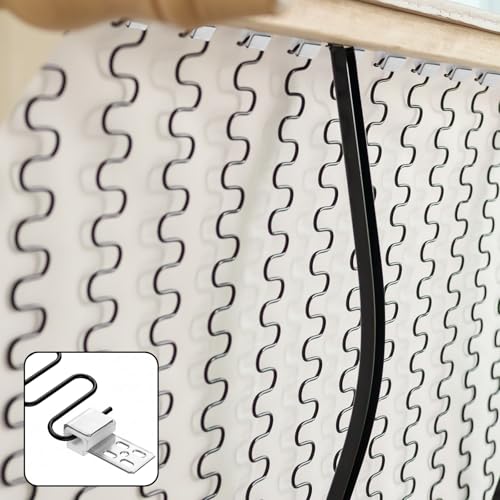 10 PCS Couch Spring Clips, Upholstery Clips for Furniture Spring Clip Ek Clip 15.7"x8.6" Sofa Chair Zig zag Furniture Springs Repair for Chair Couch Sofa Replacement Parts, 40 Screws