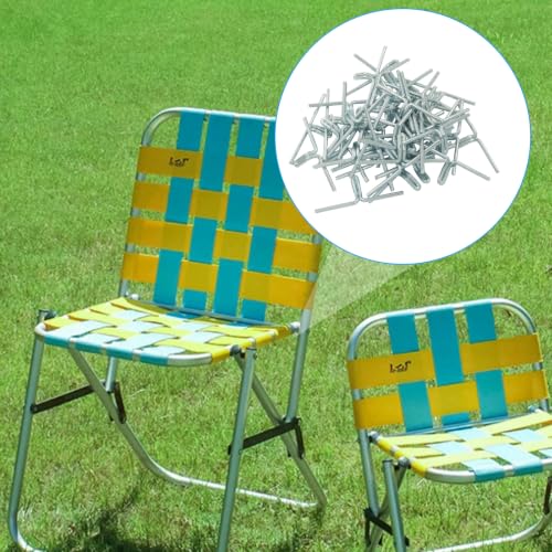 Lawn Chair Webbing Clip for Furniture Upholstery Repair, 50pcs Rust-Resistant Lawn Chair Webbing Replacement for Outdoor Patio Chairs, Sofa, Chaise Lounge - size: 1.97 Inch