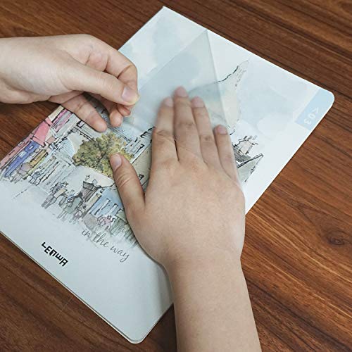 CiCiwind Contact Paper Clear Glossy Self Adhesive Film Covering Removable Protective Film Contact Paper Shelf Drawer Liner Transfer Tape Roll 17.7" x 9.8' - size: 17.7"W x 118"L